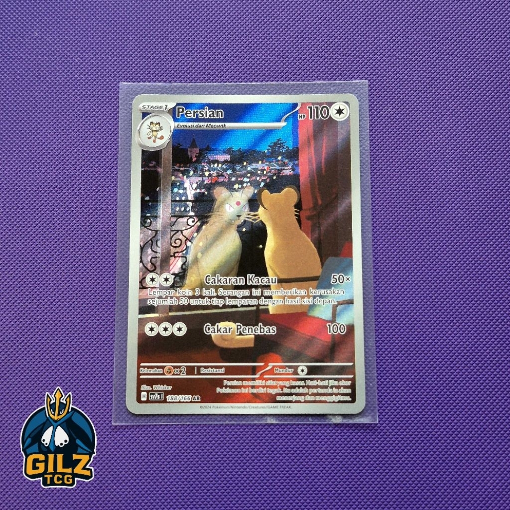 Kartu Pokemon Persian AR 188/166