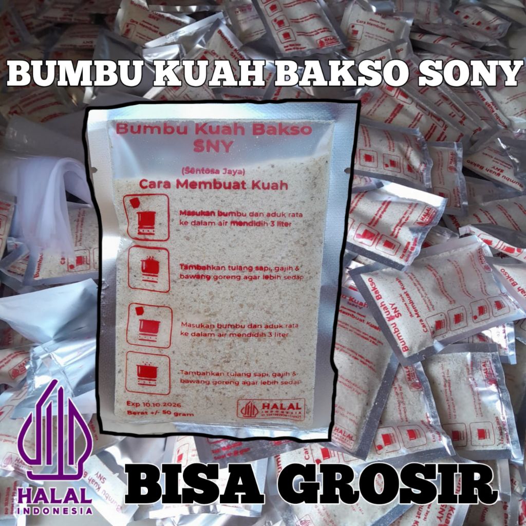 BUMBU KUAH BAKSO SONY ASLI