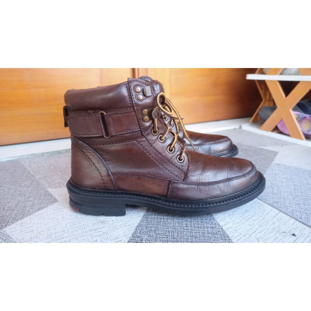 sepatu semi boots kulit Jim joker 41 second