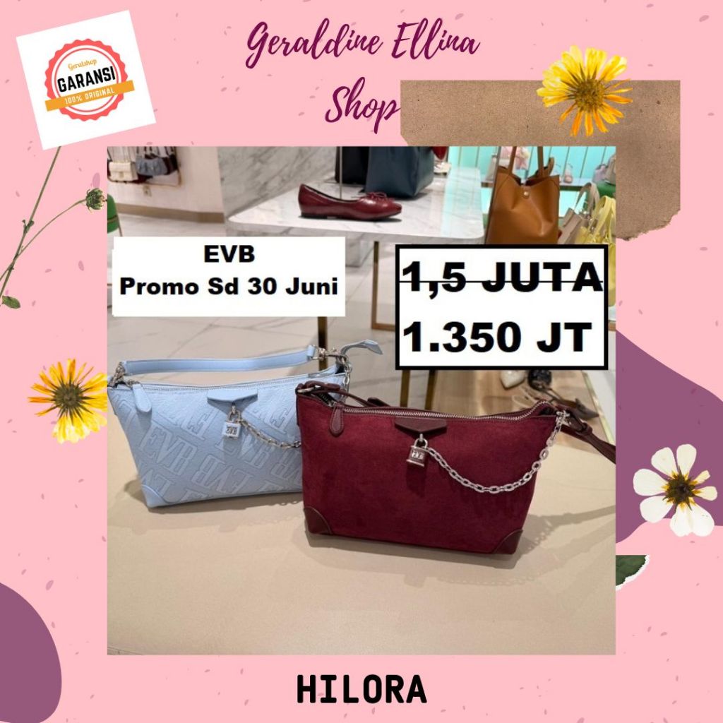 Tas selempang wanita EVB original sale seri HILORA