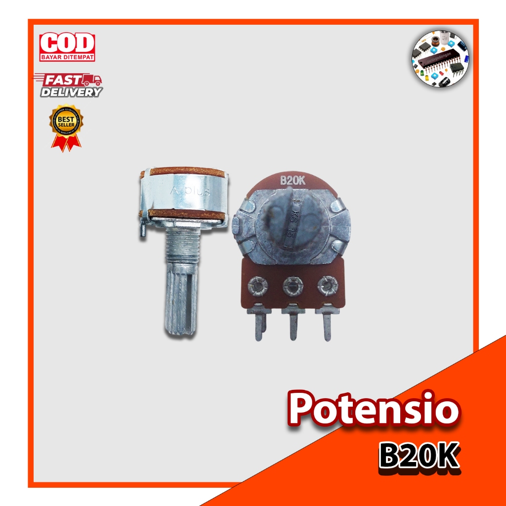 Potensio 20K Stereo B20K Aplus
