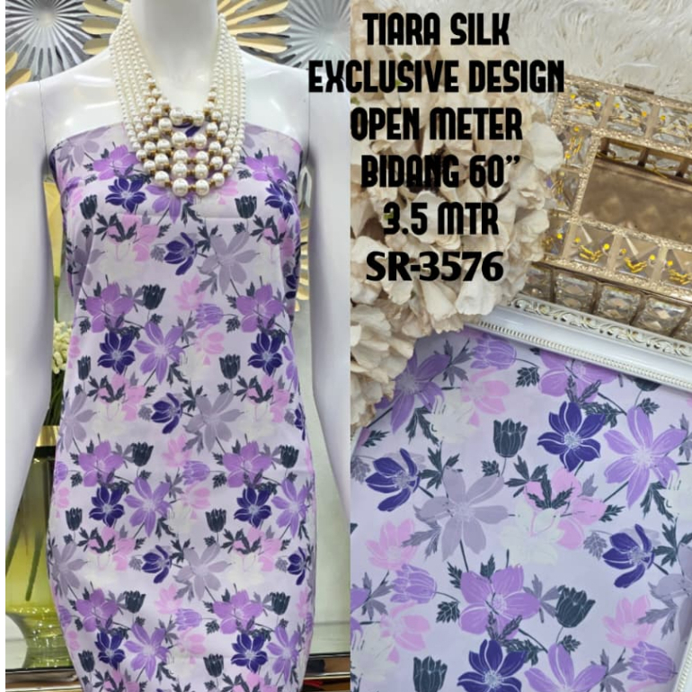 BAHAN KAIN BAJU KURUNG TIARA SILK EXCLUSIVE