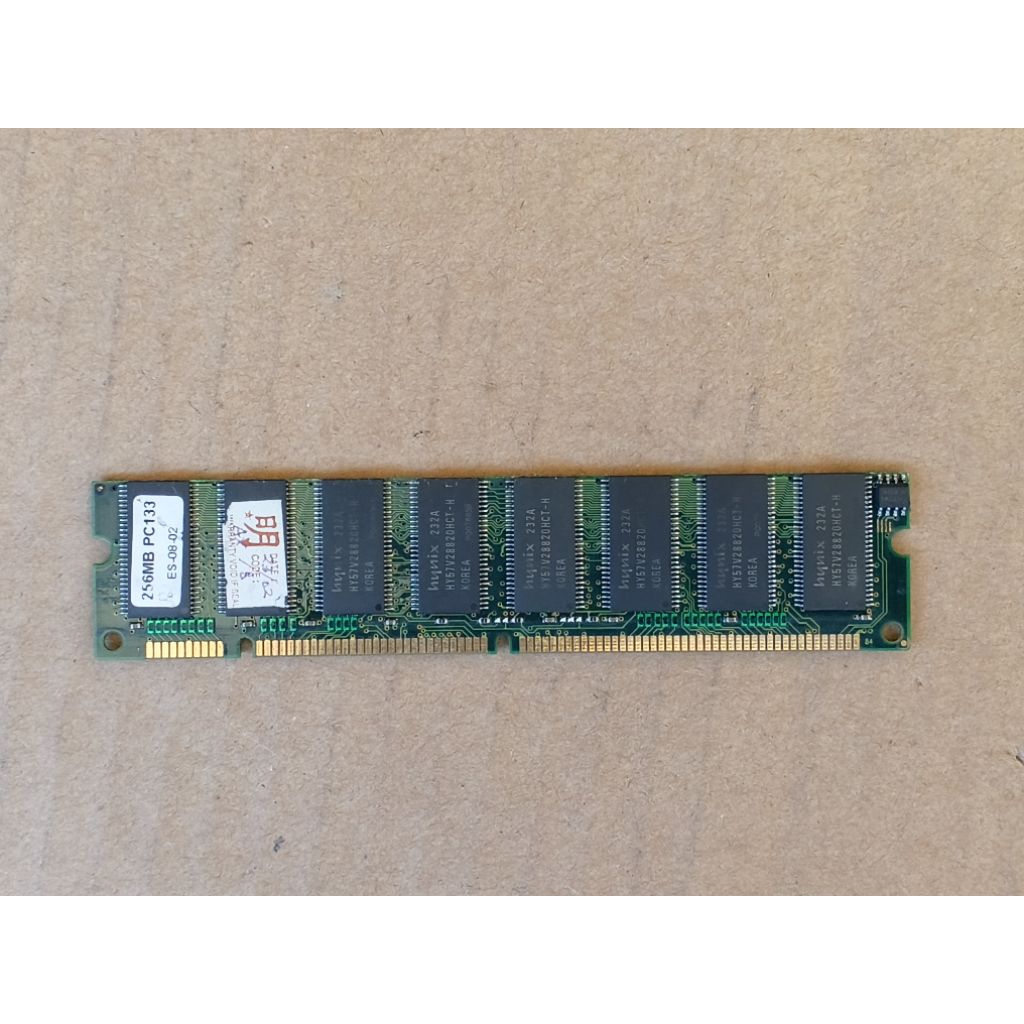 SDRAM SD RAM 256MB  PC133 DOUBLE IC (IC BOLAK BALIK )