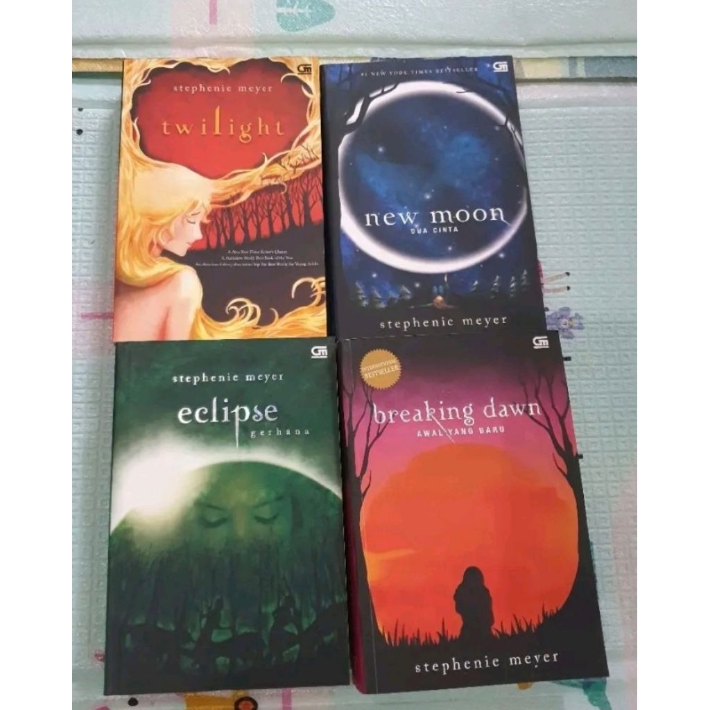 buku Novel series Twilight complete preloved