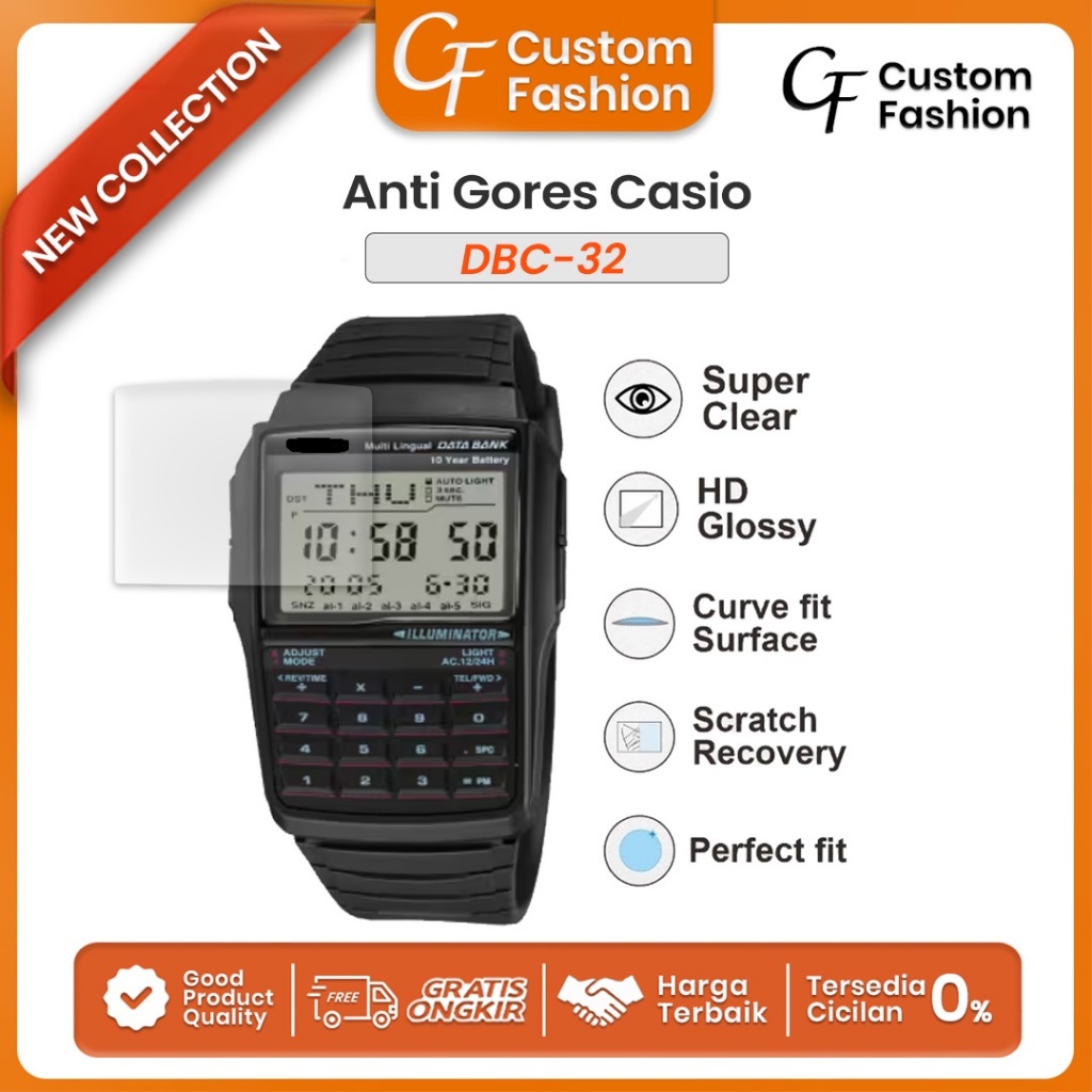 Anti Gores Casio DBC-32 DBC21 DBC 32 3D PMMA 2D Hydrogel Casio DBC-32 DBC21 DBC 32 Screen Protector