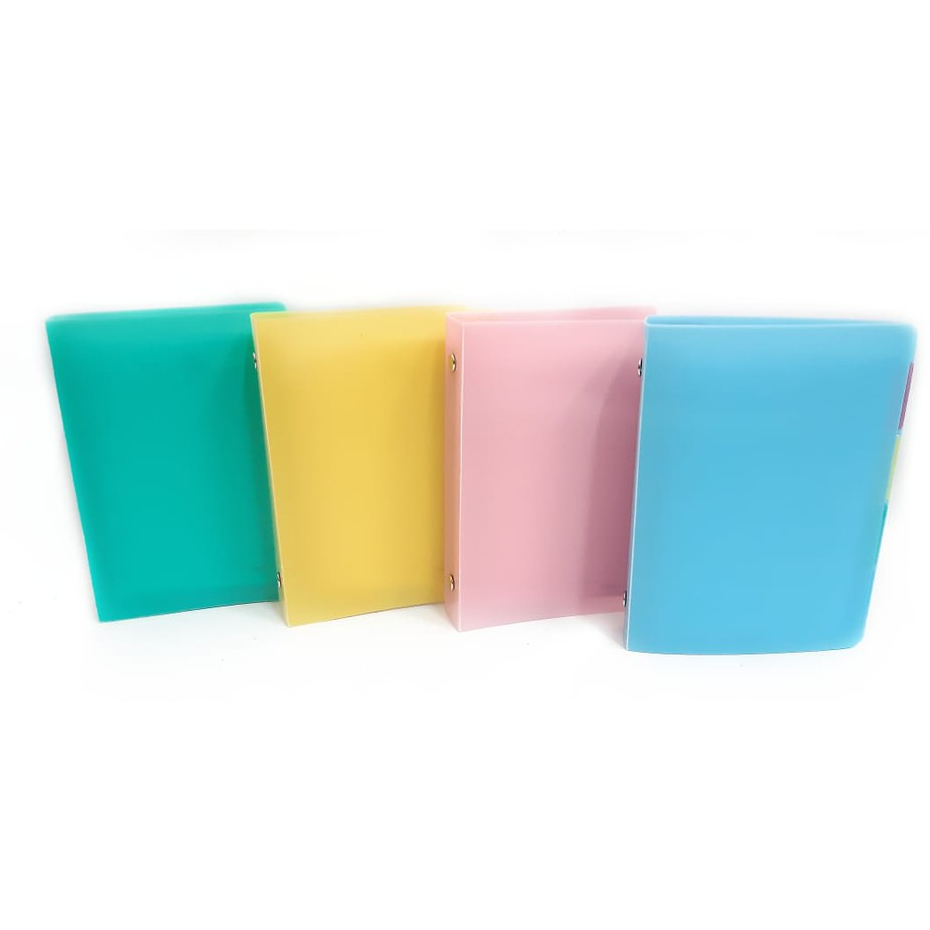 MAP BINDER NOTE BINDER LOOSE LEAF B6 6 RING MINI KECIL WARNA PASTEL BONUS KERTAS LOOSE LEAF
