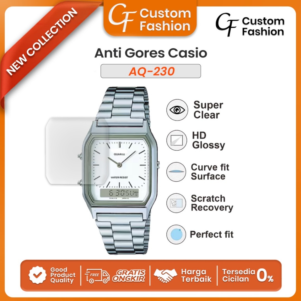 Anti Gores 2D 3D Casio AQ-230 AQ230 AQ 230 Protective Film Hydrogel Casio AQ-230 AQ230 AQ 230