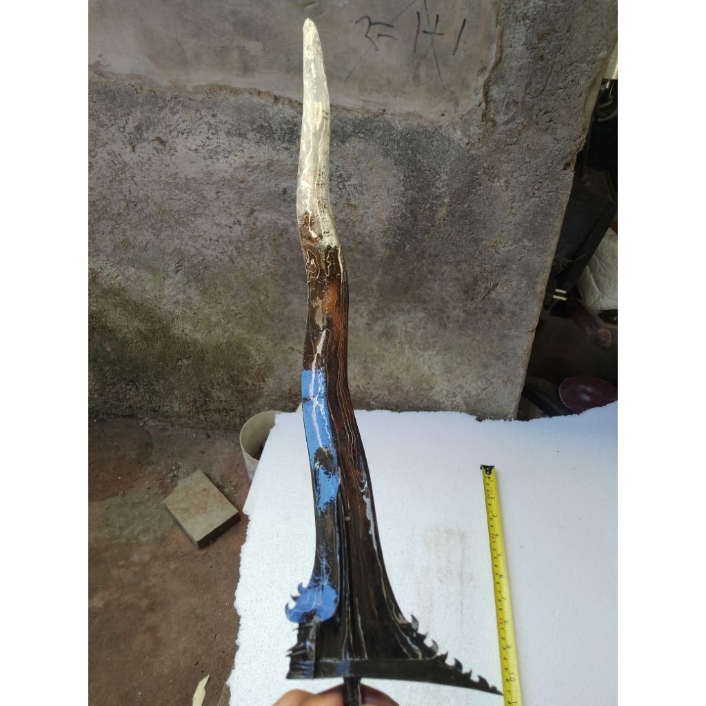 bilah keris bali luk5 ,42cm garap standart (B1)