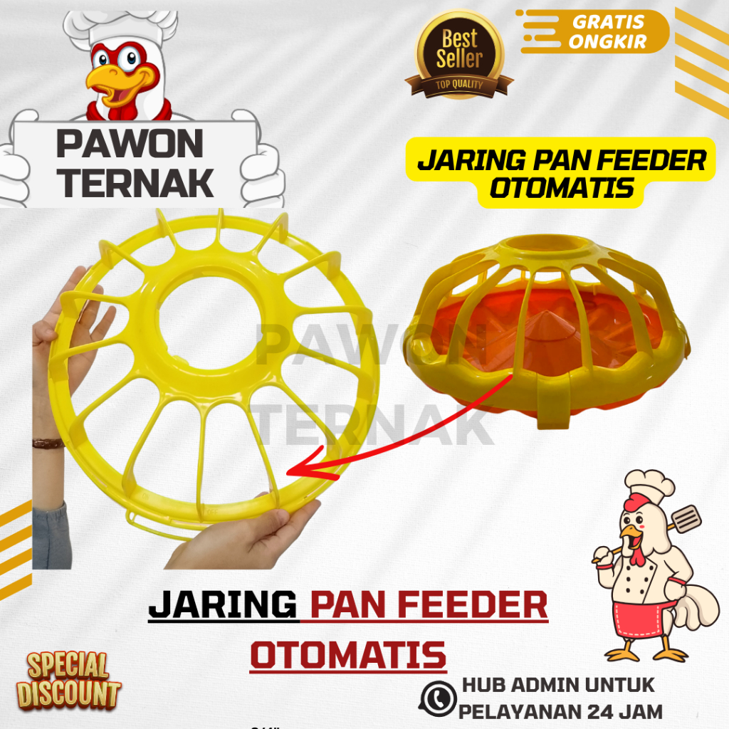 JARING PAN FEEDER OTOMATIS / PART PAKAN AYAM OTOMATIS