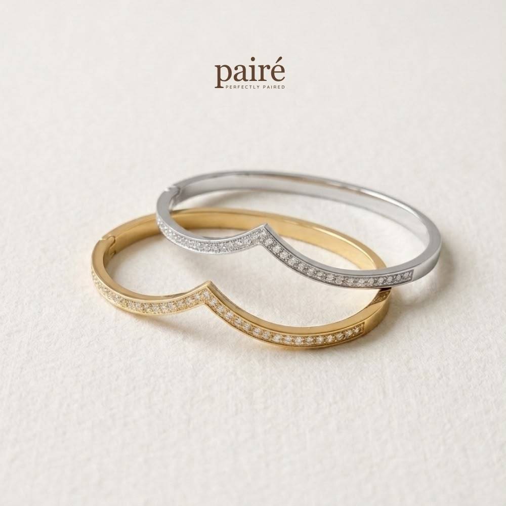 Paire - Fuji Bangle Titanium - Gelang Tangan Bangle Titanium model Fuji