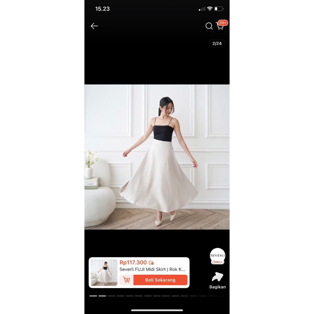 rok severli cream (preeloved)