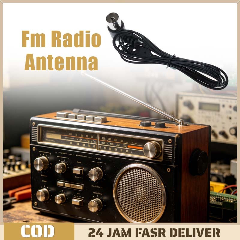 150cm Antena Fm Radio Antena Fm/am Radio Antena Radio Mobil Fm Jernih 520-1710(mhz)