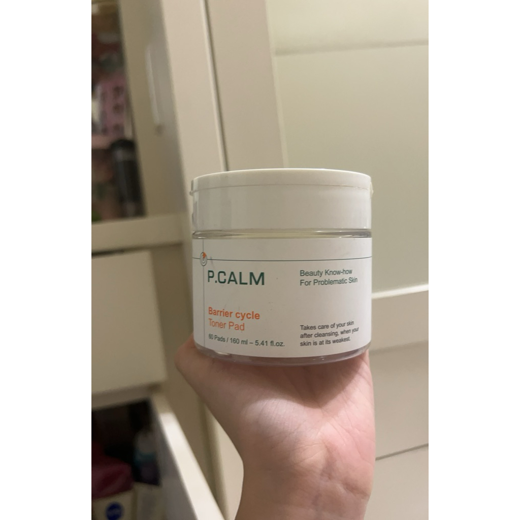 p.calm barrier cycle toner pad preloved sisa 60%