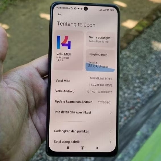 Redmi note 10 pro 8/128 second normal