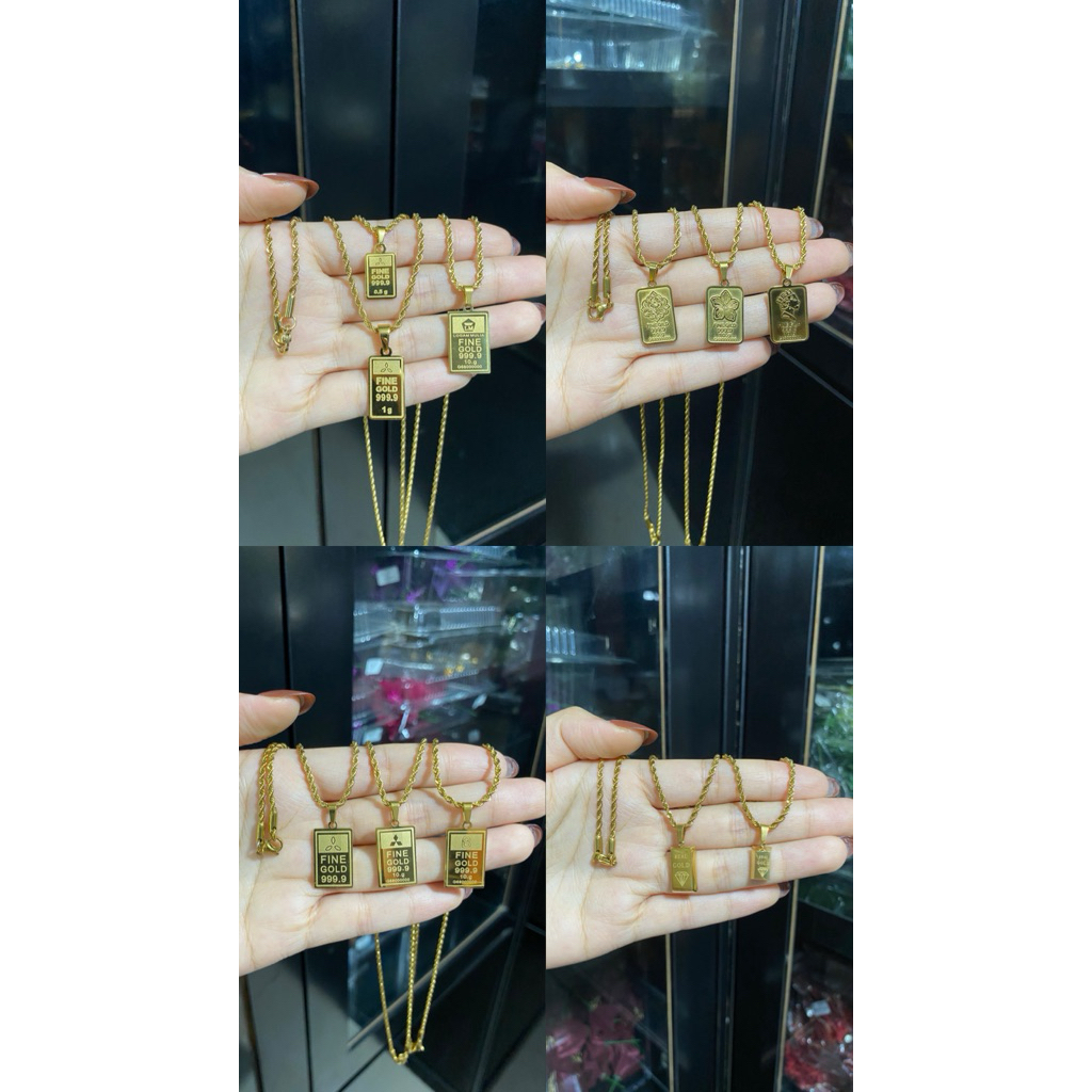 Kalung Tambang Titanium