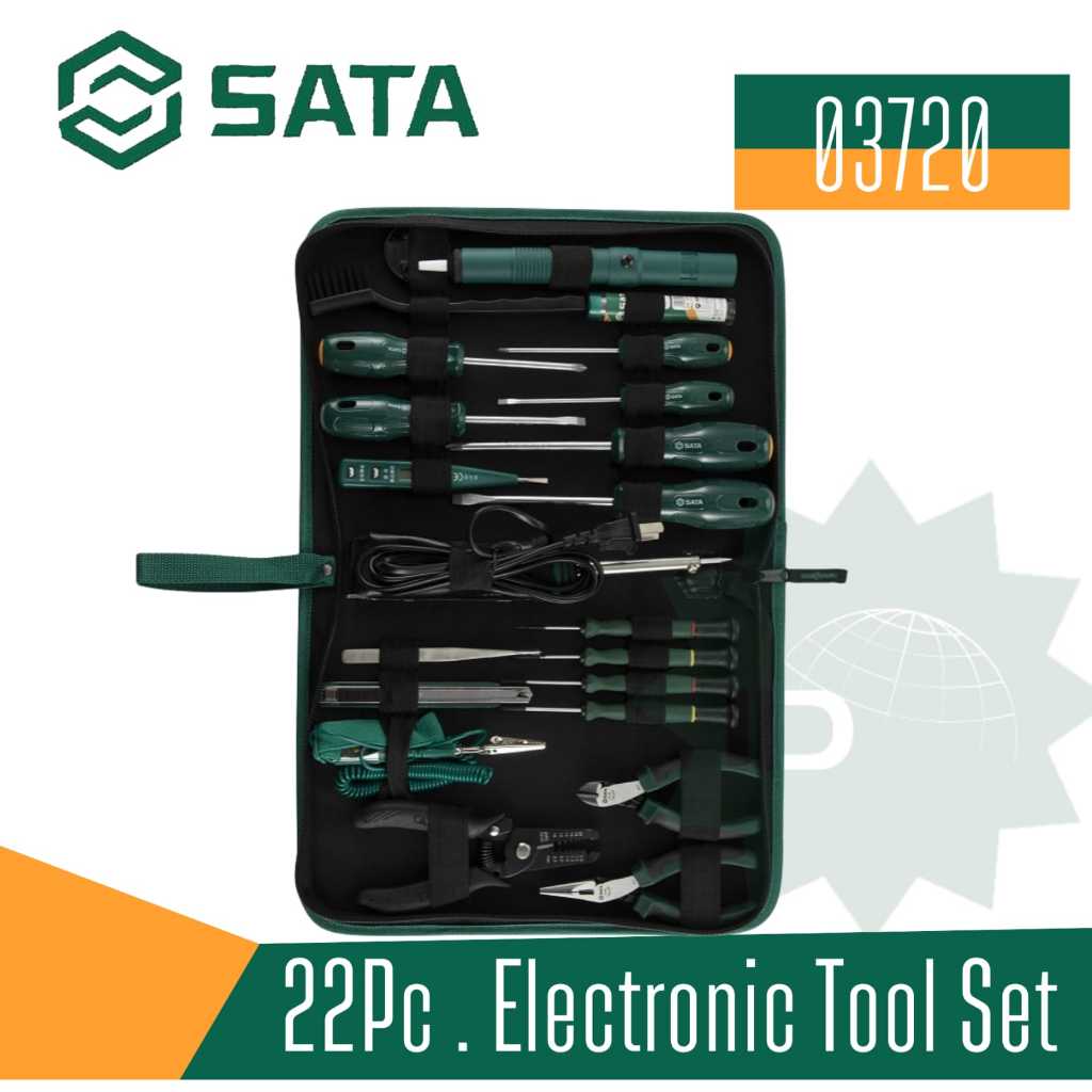 Tool Kit Set 03720 19Pc. Electronic Tool Set Sata Tools