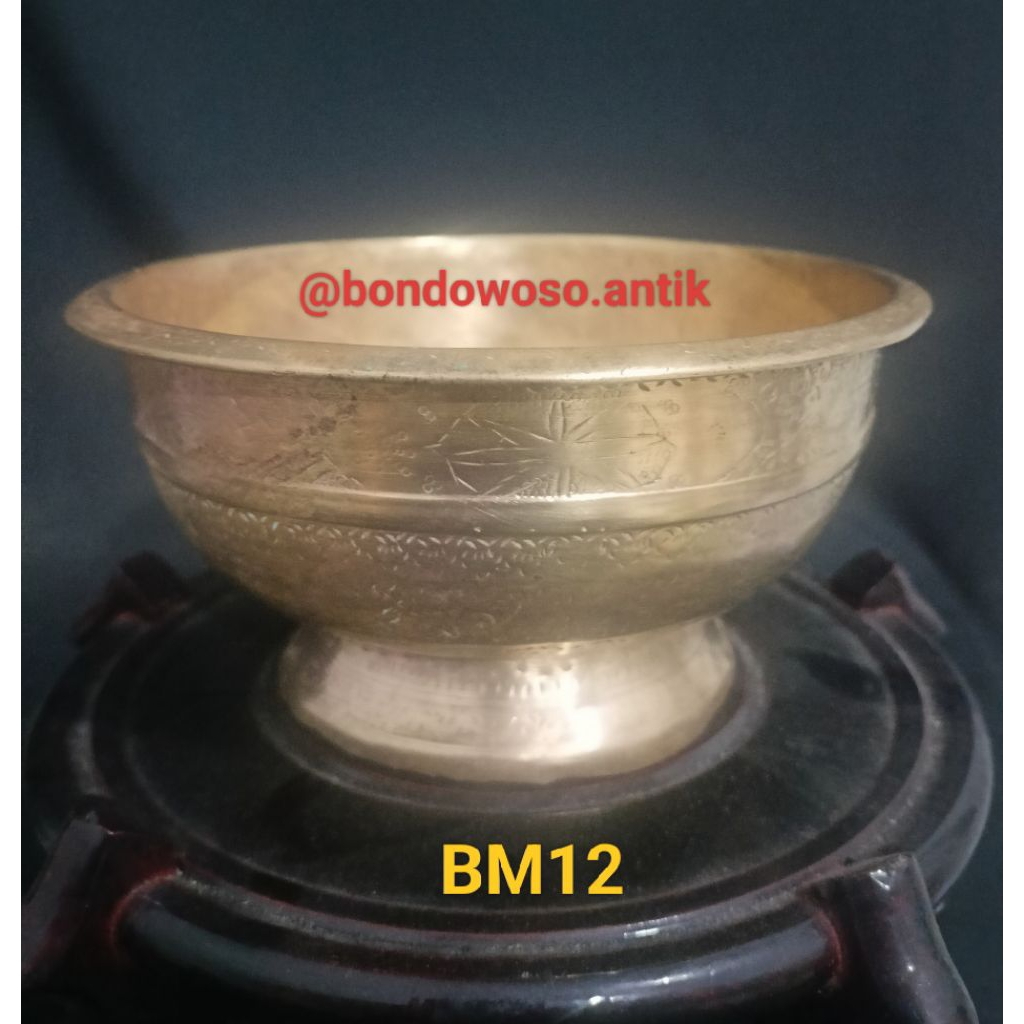 BOKOR KUNINGAN LAWAS SIZE KECIL D15.5 (BMTK12)