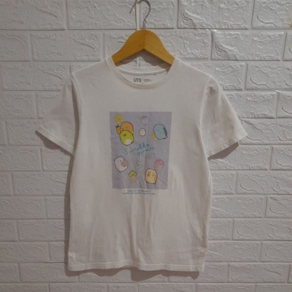 Kaos anak UNIQLO Sumikko size 160/LD 94 P 64