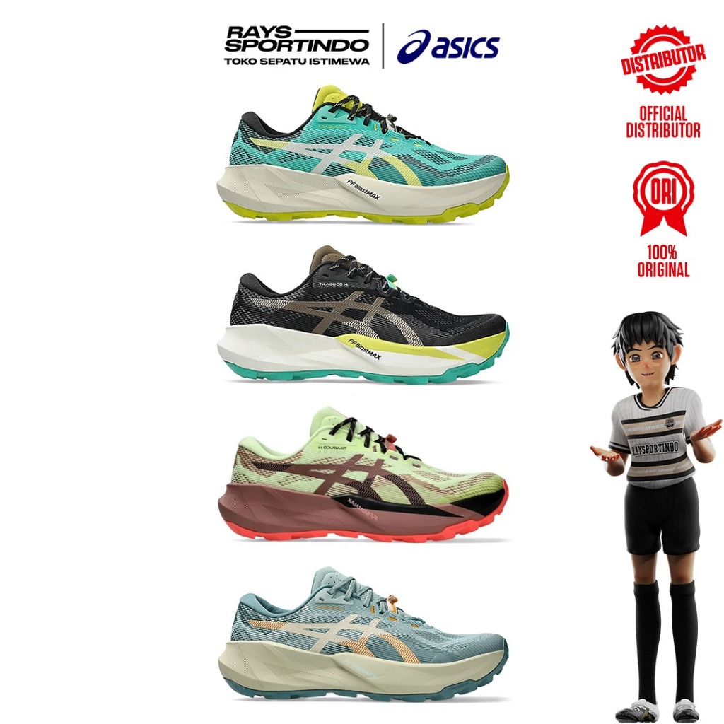 SEPATU TRAIL RUN ASICS GEL TRABUCO 14 MEN ORIGINAL