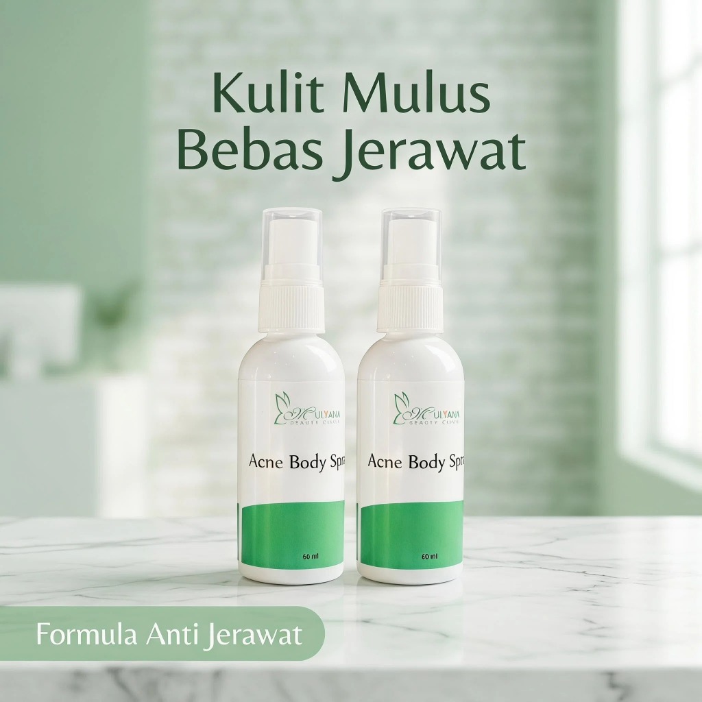 ACNE BODY SPRAY ( UNTUK PUNGGUNG DADA LEHER BERJERAWAT)