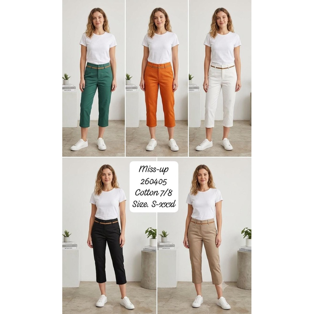 Celana 7/8 Miss Up Super Premium, Celana miss up katun zara Big Size