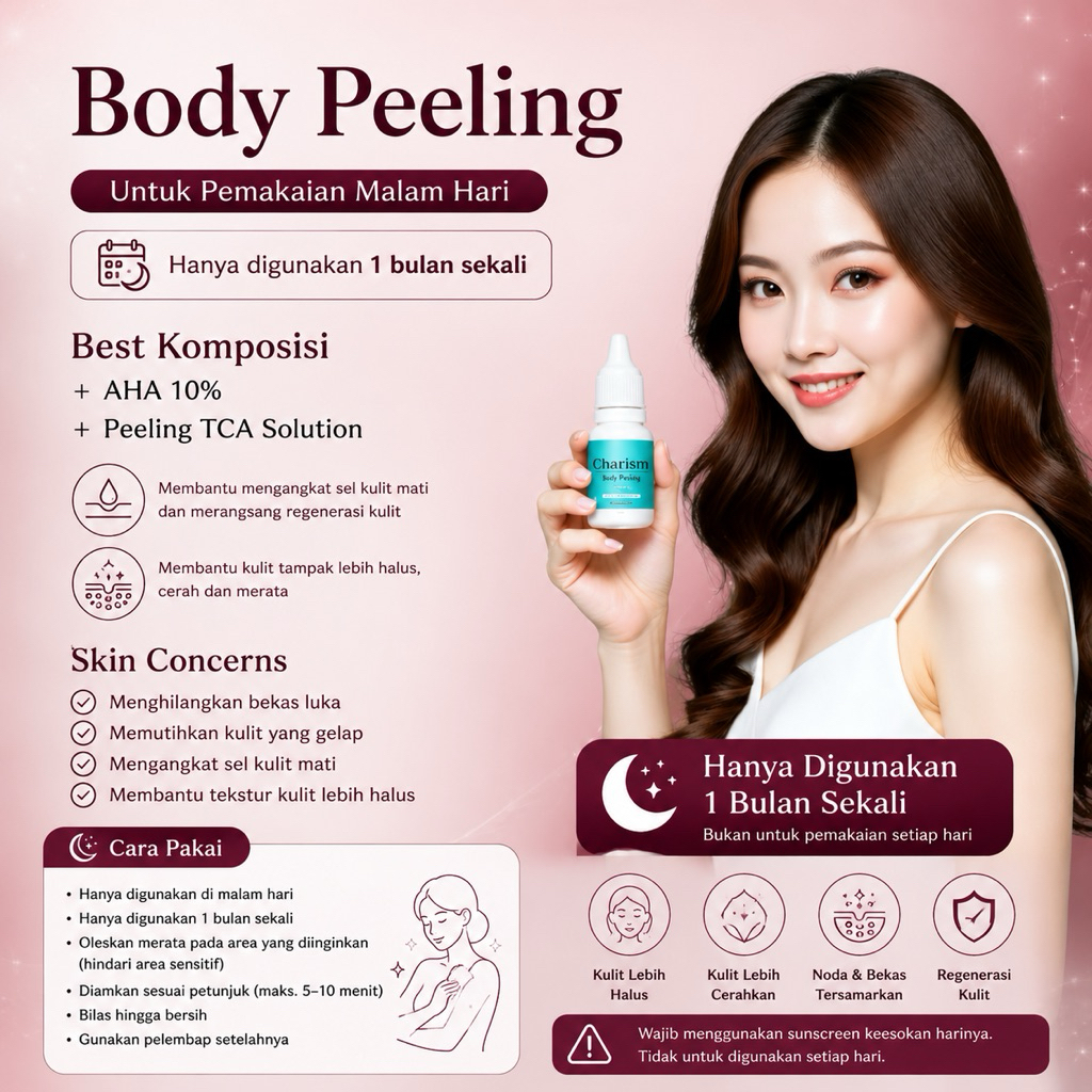 PEELING PENGELUPASAN AMPUH | LOTION PEMUTIH | PEMUTIH BADAN | BODY PEELING | PEELING BADAN | FOEVER 