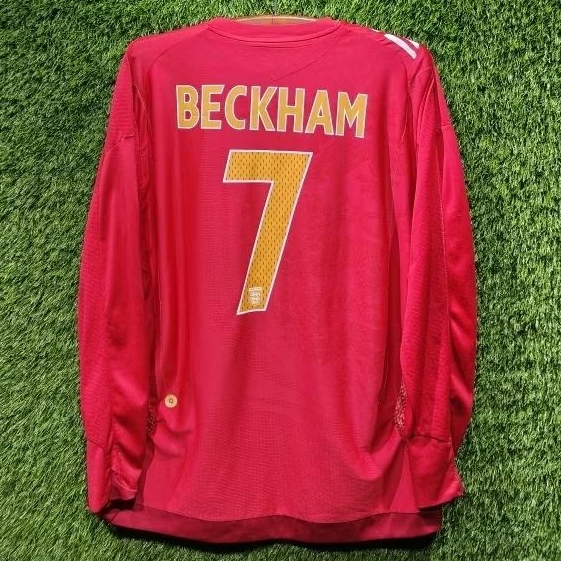 Jersey England Original 2004-2006 Away Longsleeve XL Beckham 7