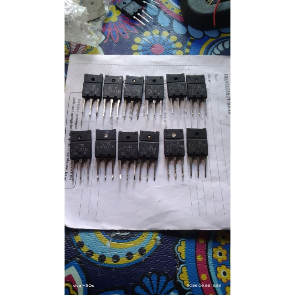 transistor darlington FN1016 FP1016(2set=4biji)