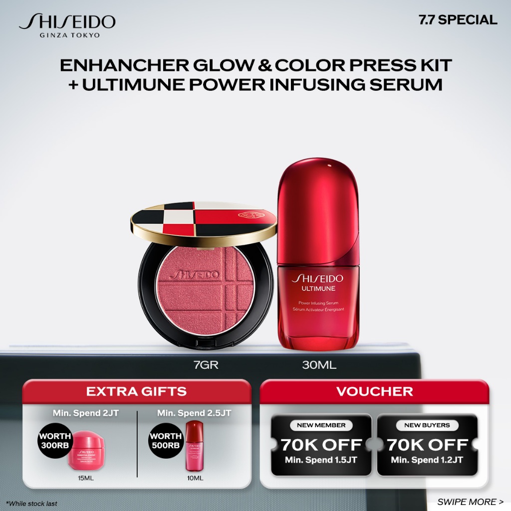 (NEW) Bundle Shiseido Enhancer & Ultimune Serum 30 ml