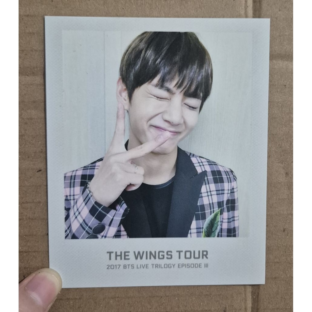 [READY STOCK] BTS V TAEHYUNG WINGS TOUR BINDER TRILOGY TICKET POLAROID PHOTOCARD PC