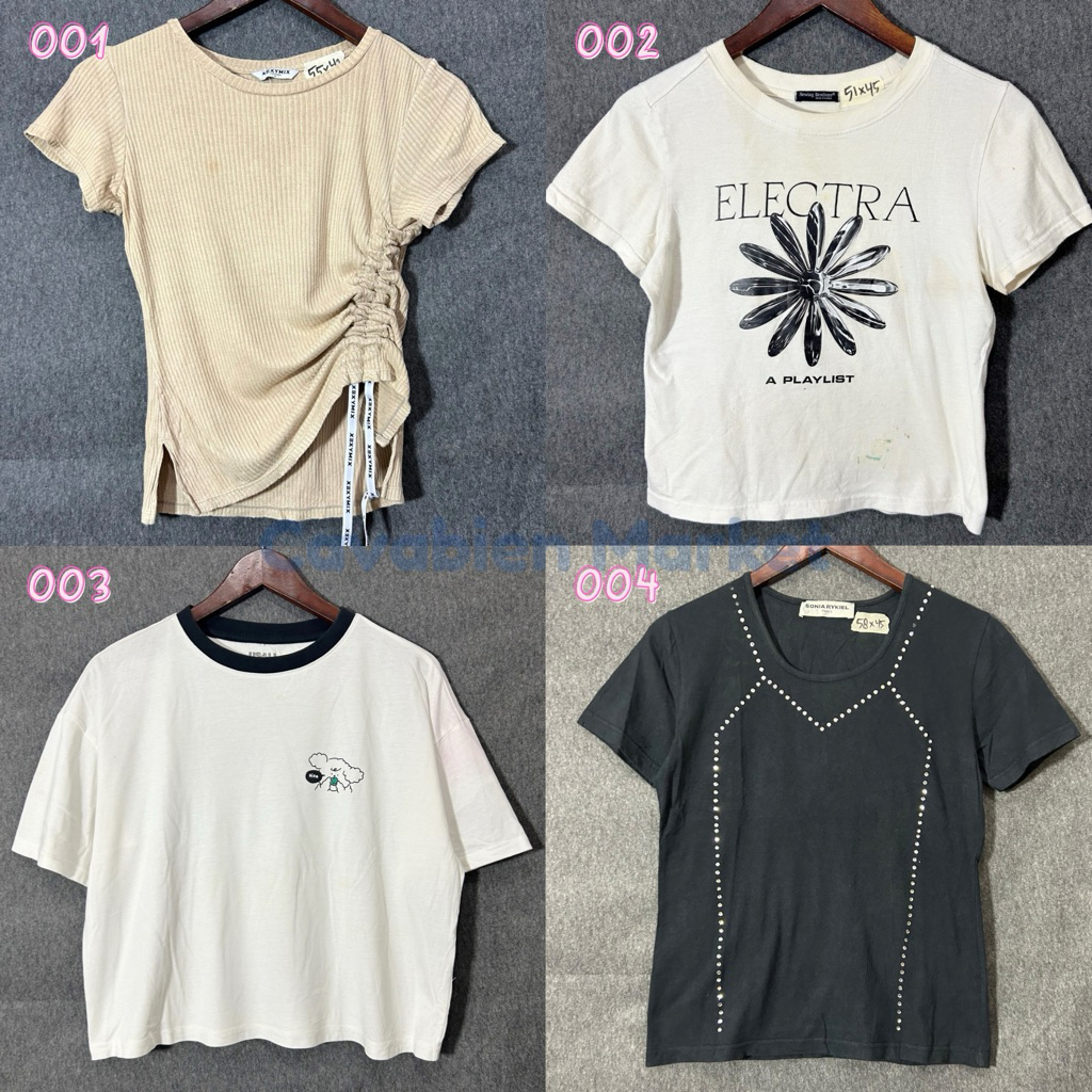 (Part P) Kaos Tshirt Wanita Second Preloved Branded | Baju Cewe Perempuan