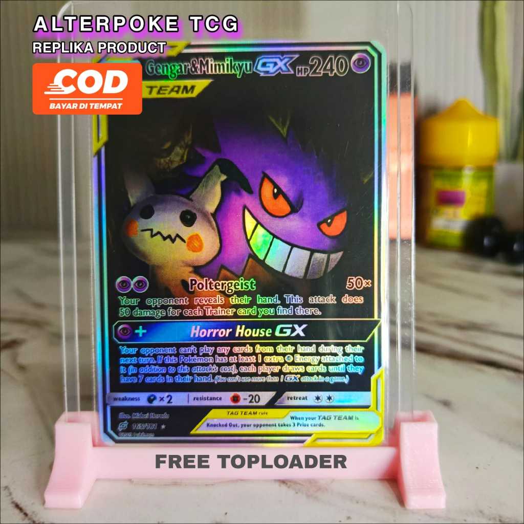 Gengar & Mimikyu GX #165 Prices | Pokemon Proxy Card