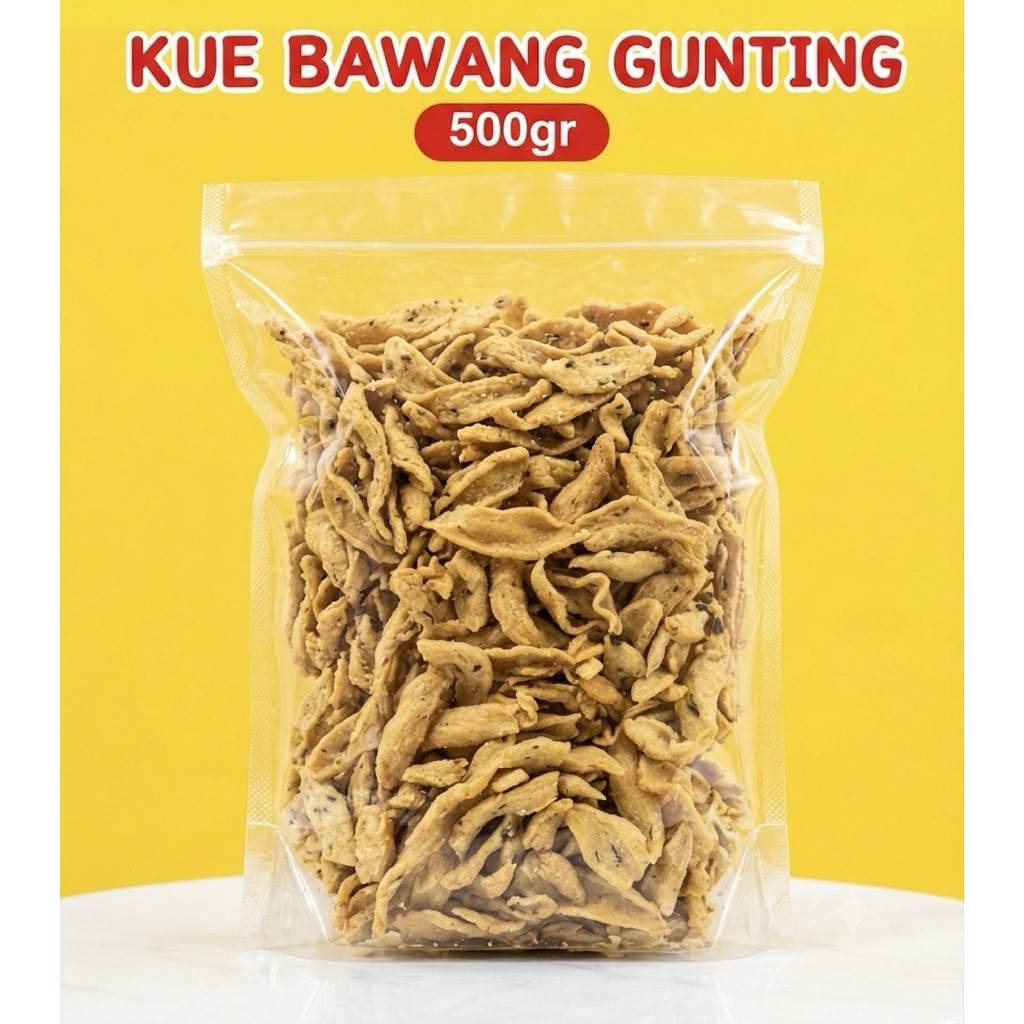 Kue Bawang Gunting Gurih 500 gram Asli Padang
