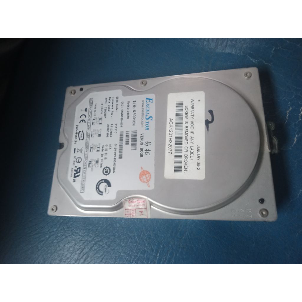 hardisk PS2 80gb