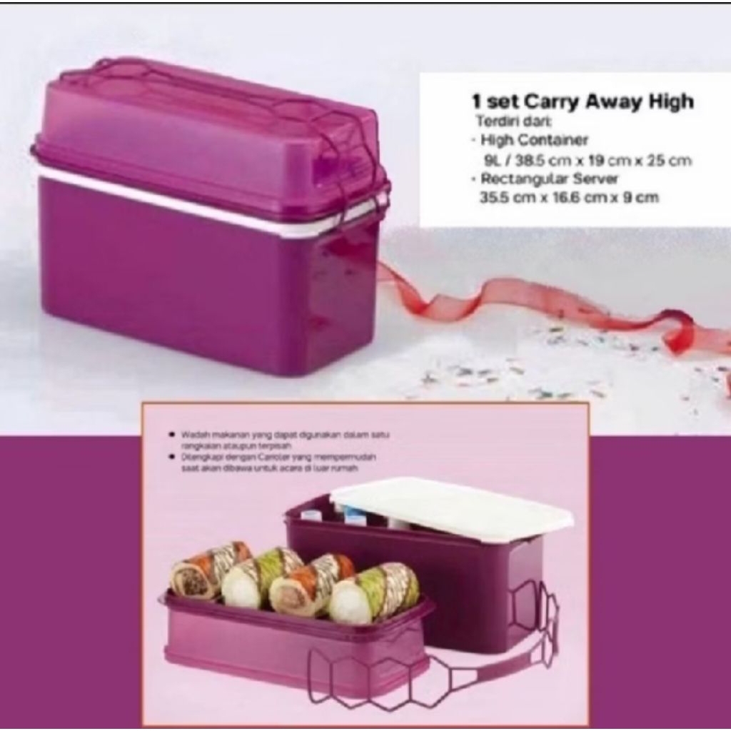 Rantang jumbo  Tupperware 1paket