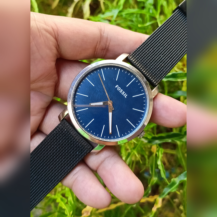 FOSSIL BQ23111E Blue Classic Original Second | Jam Tangan Pria Preloved