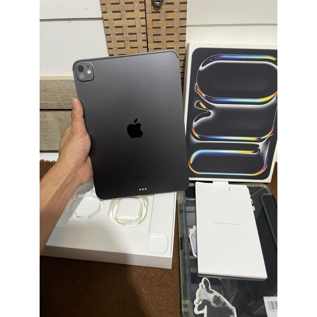 Apple iPad pro M4 11 inch 256GB Wifi Only Second Mulus Fullset Original Murah