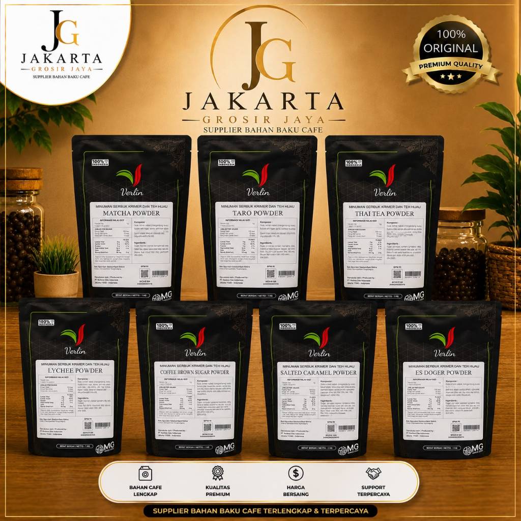 Verlin Drink Powder 1kg / Bubuk Minuman Kekinian - Verlin Powder All Variant