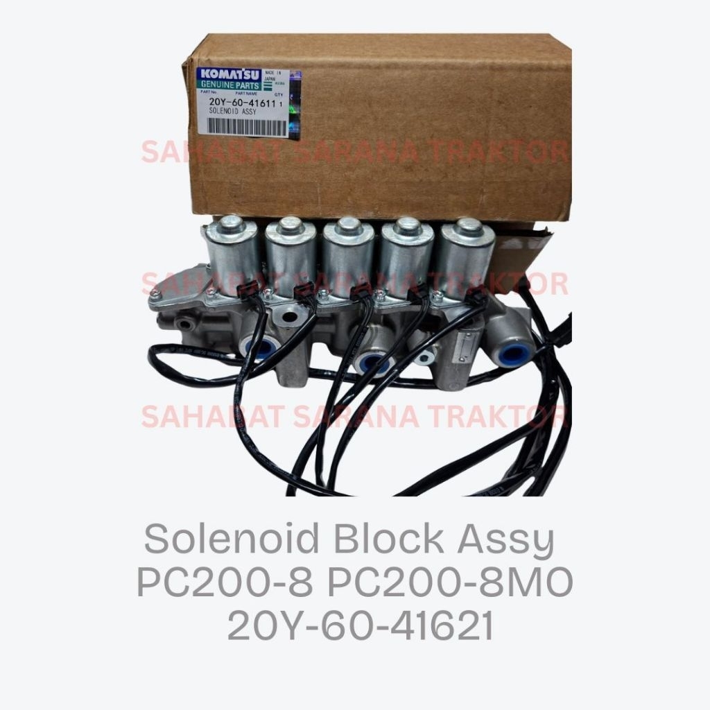 Solenoid Block PC200-8 20Y-60-41621 Block solenoid assy PC200-8