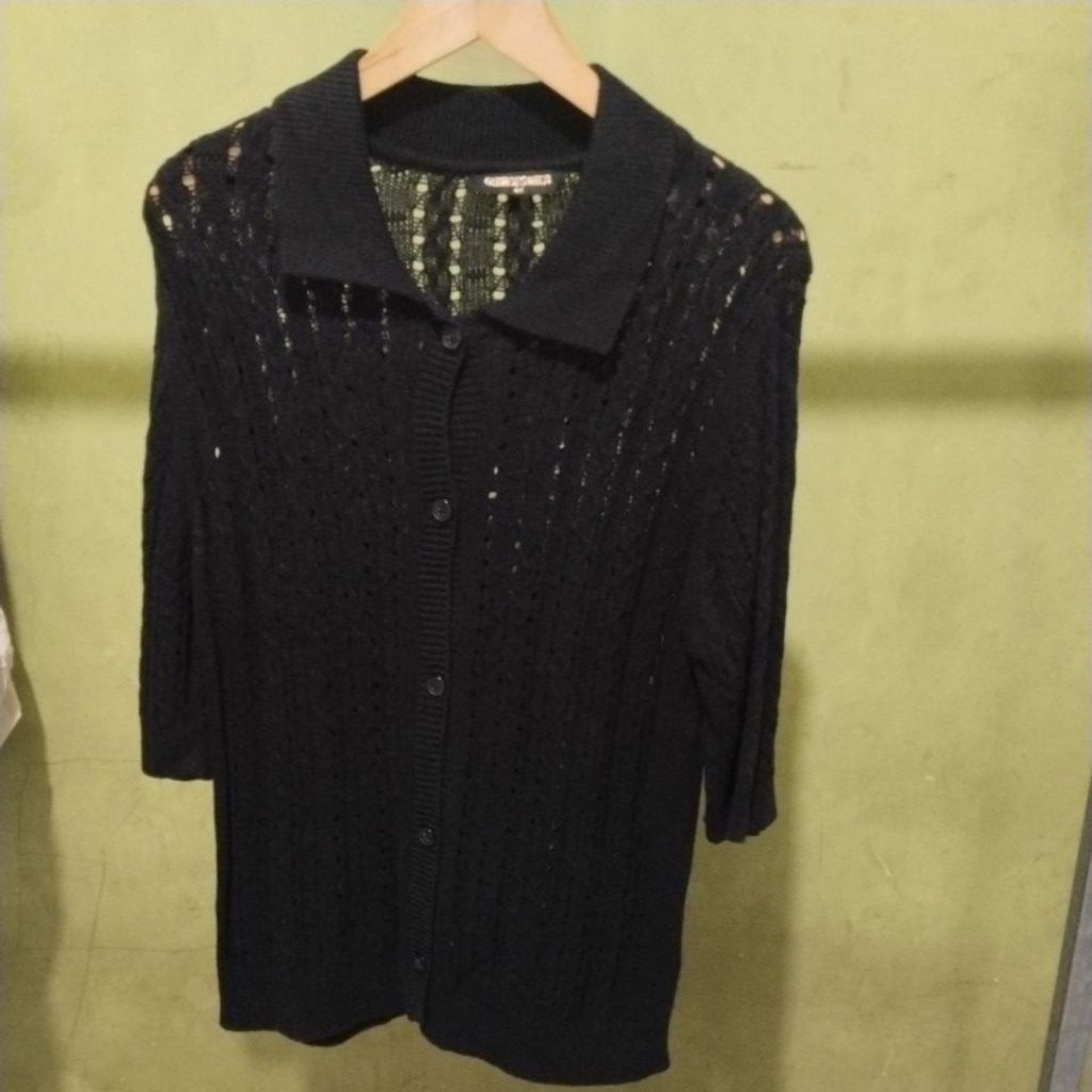 Cardi Hitam Georges Rech