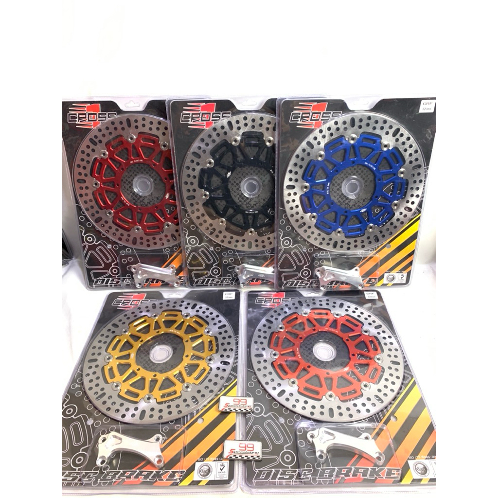 CROSS 1 - Piringan Cakram Depan Lebar 320mm CRF 150 CNC Floating Disk Brake CNC Floating  CRF 150 Su
