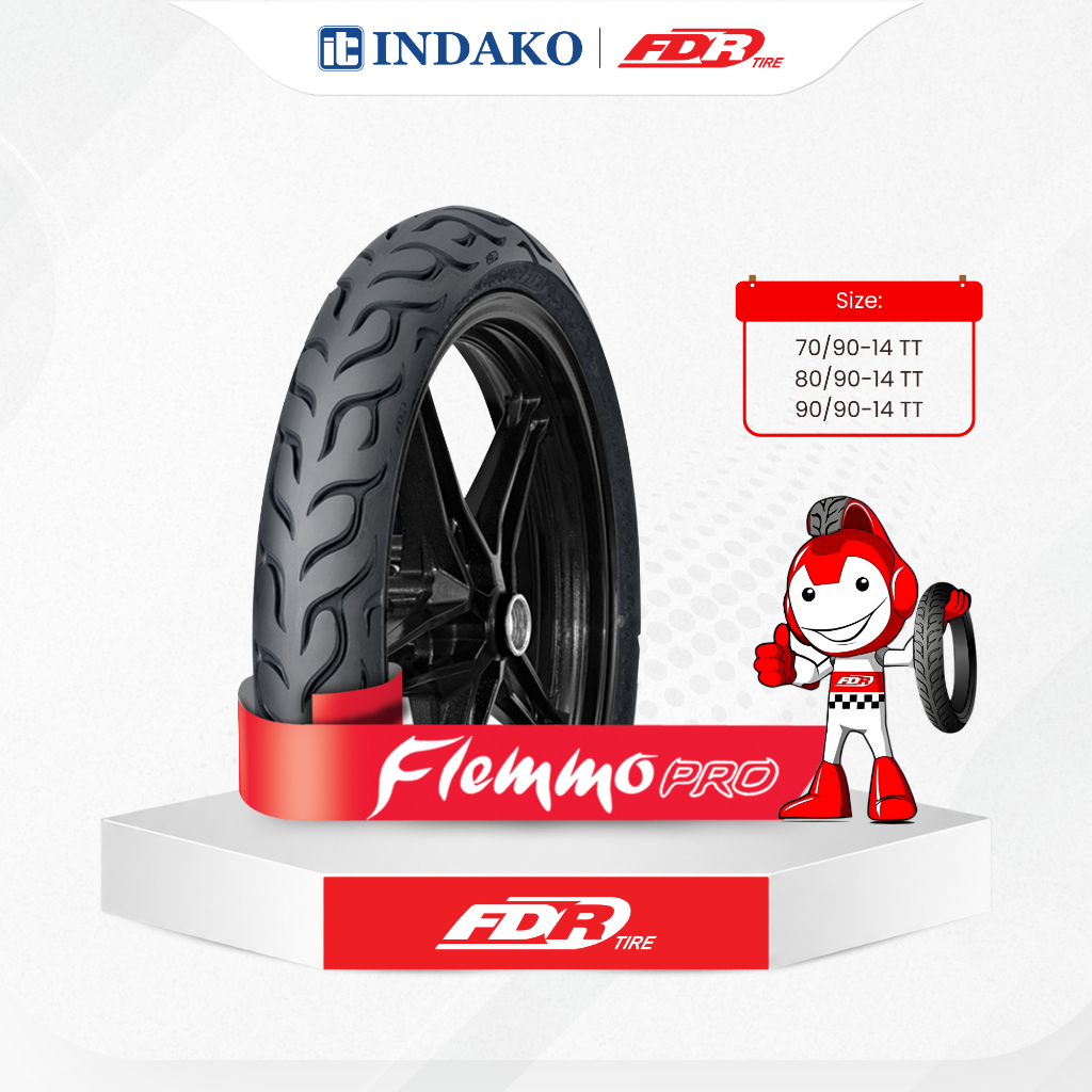 FDR TT FLEMMO PRO RING 14 BAN MOTOR TUBE TYPE / NON TUBELESS