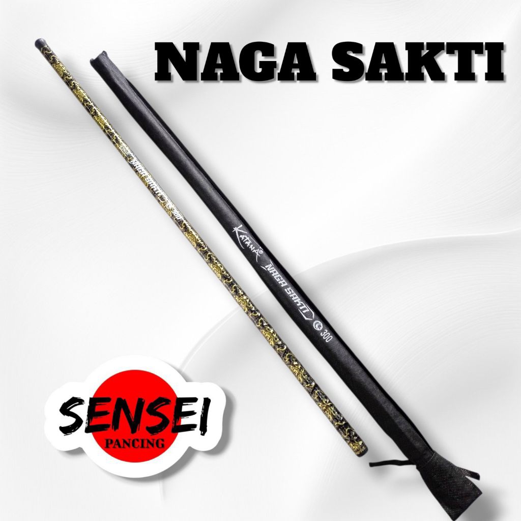 Joran Tegek Fiber Katana Naga Sakti Ruas Panjang 180 210 240 270 300 360 450 540CM