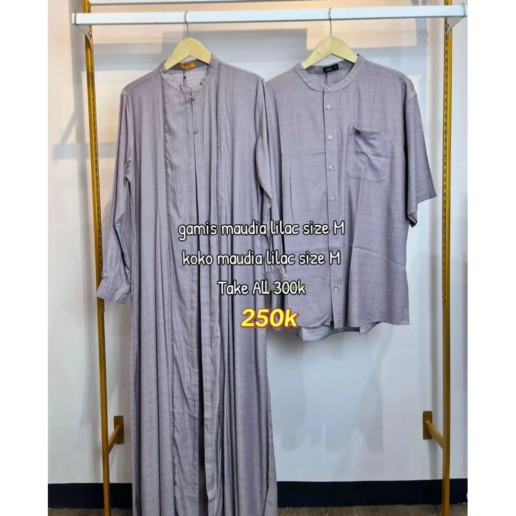 PL NEW Sarimbit Maudia Nibras Gamis & Koko Size M
