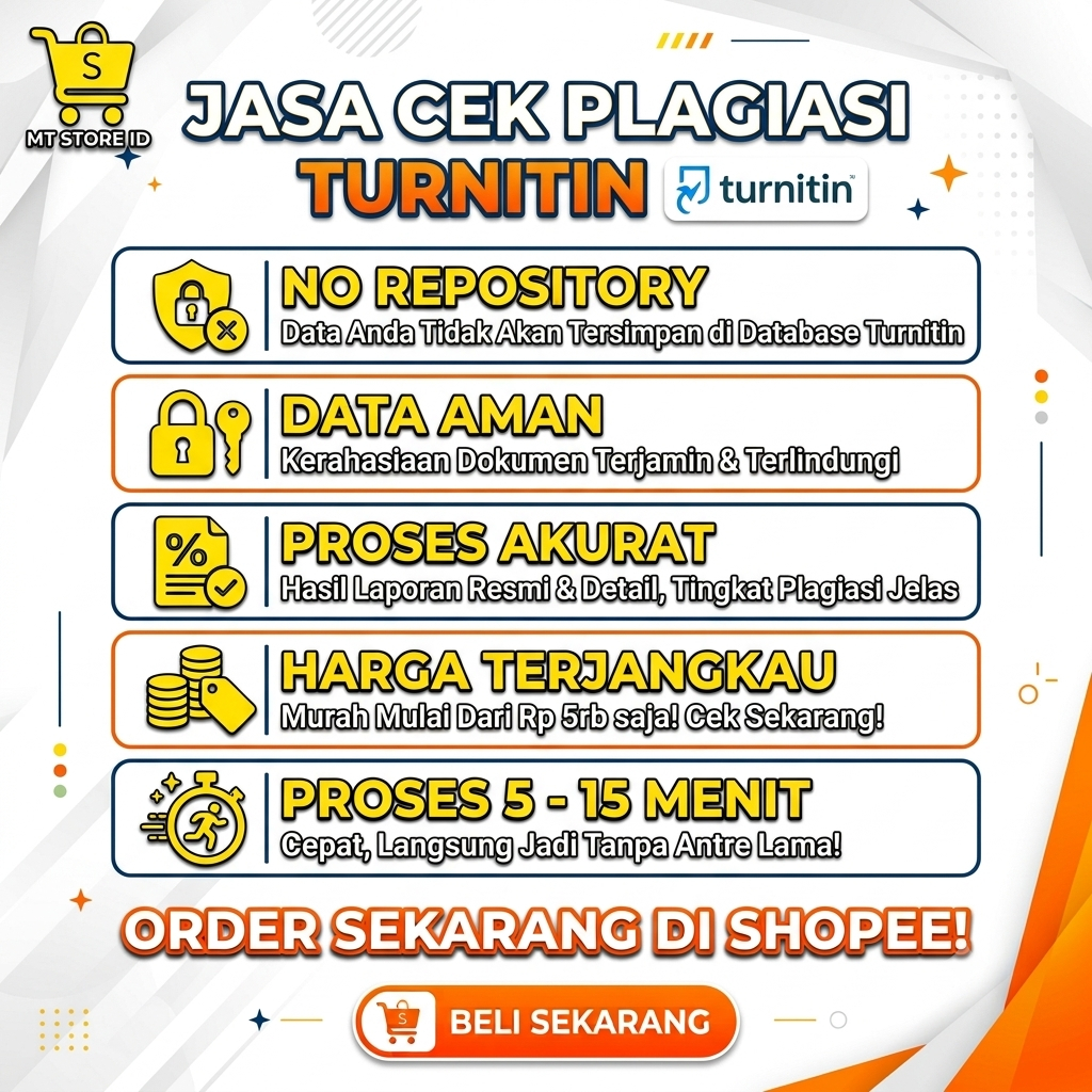 Jasa Cek Turnitin Premium No Repository - Cek Plagiasi Plagiarisme Skripsi Tesis Jurnal Makalah Tuga