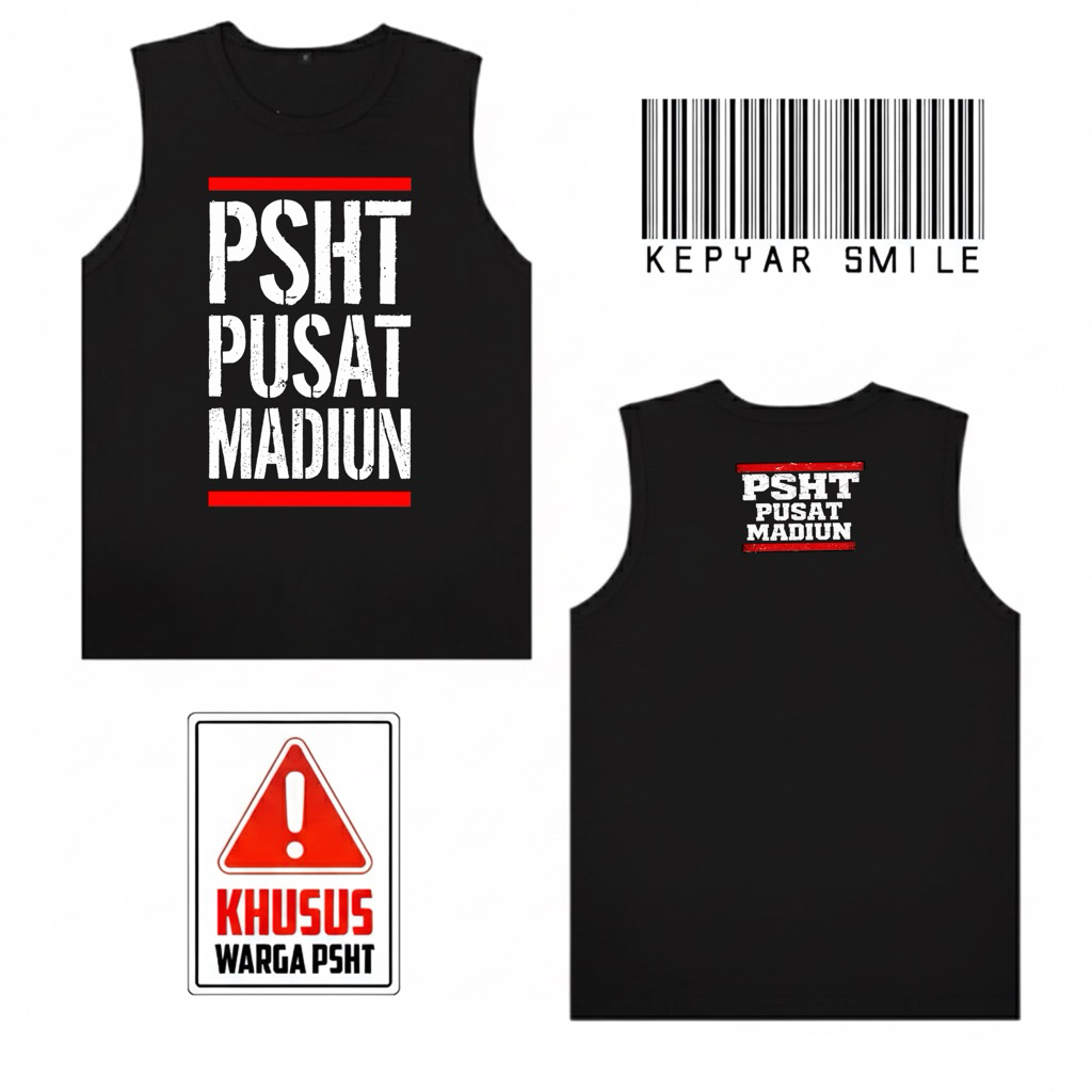 Singlet PSHT PUSAT MADIUN Free Stiker