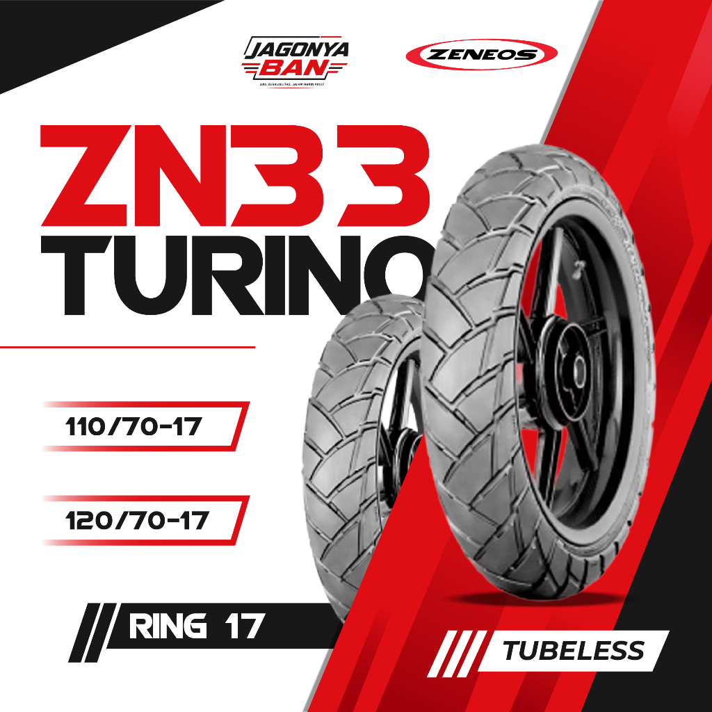 Ban matic Zeneos ZN33 TURINO 110/70 120/70 Ring 17 Tubeless Scorpio Verza Tiger