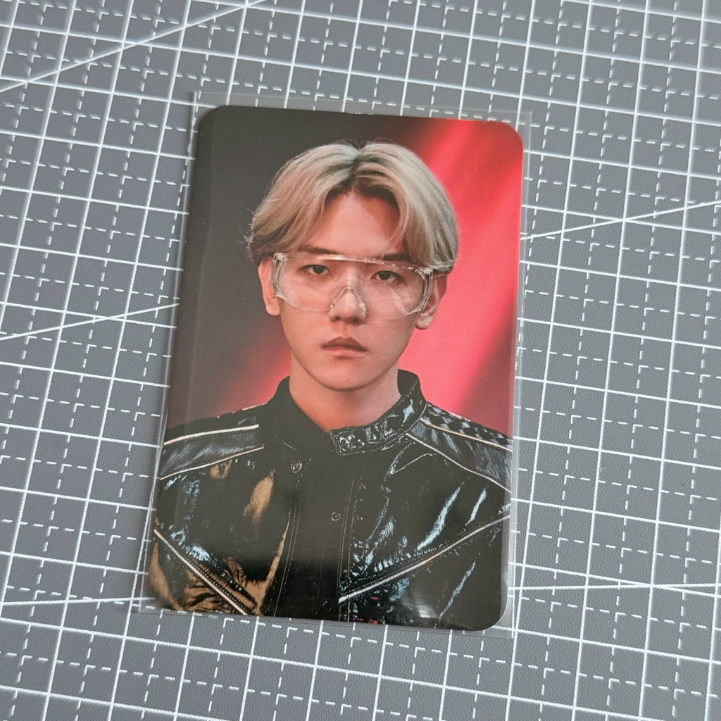 baekhyun exploration dot acrylic photo charm kang las pc poca photocard rare