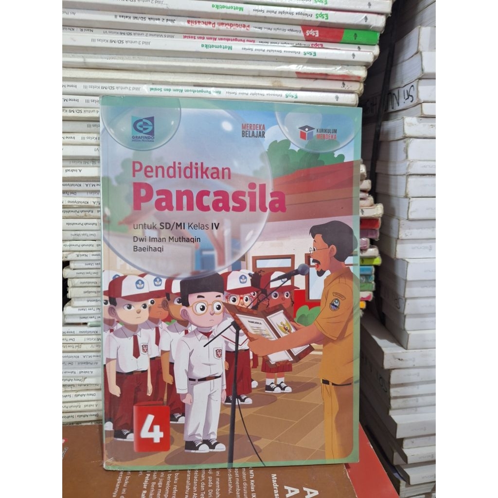 buku ppkn/pendidikan pancasila kelas 4/IV sd mi kurikulum merdeka