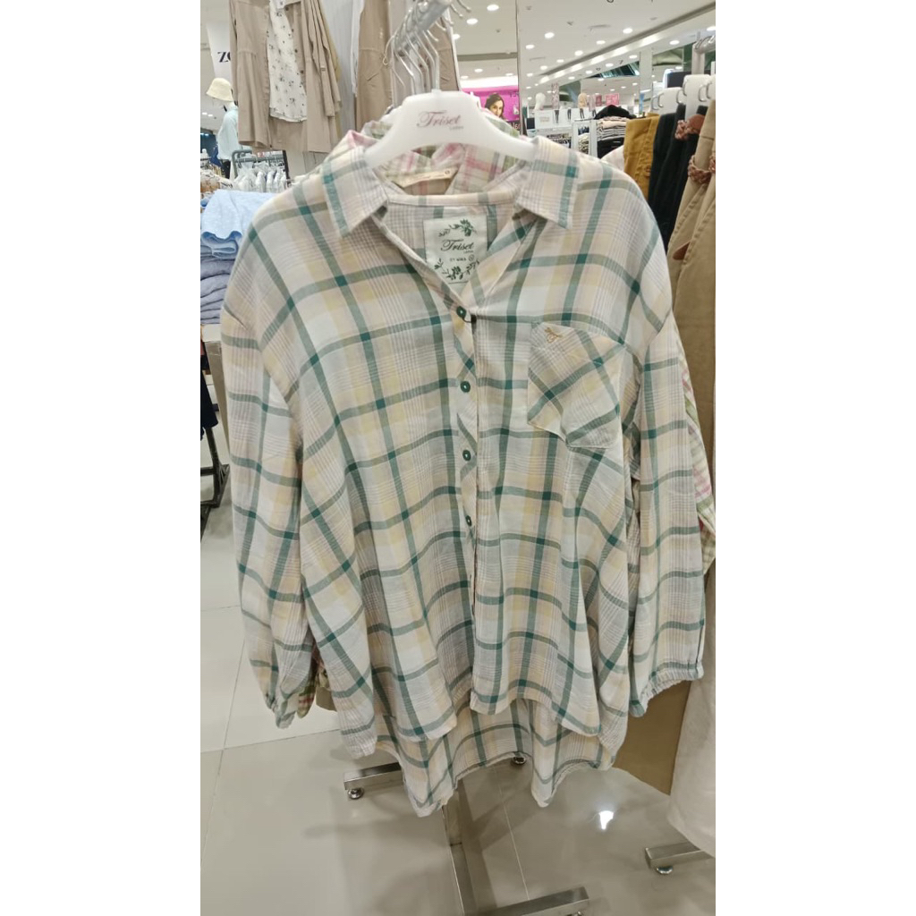 Triset kemeja wanita original